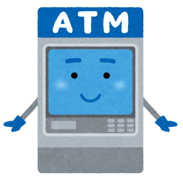 ATMキャラクターのイラスト