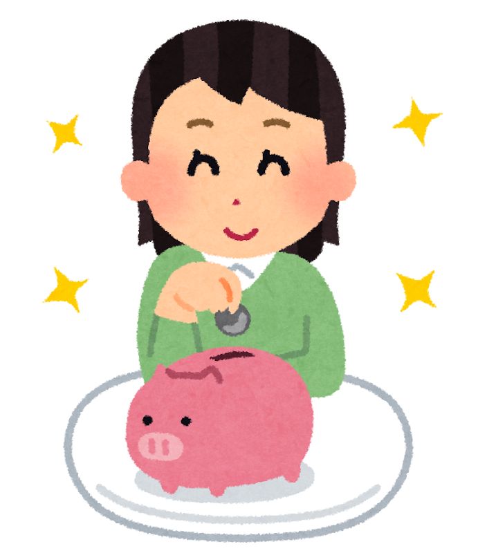 児童手当をコツコツとNISAで積み立てるイメージのイラスト