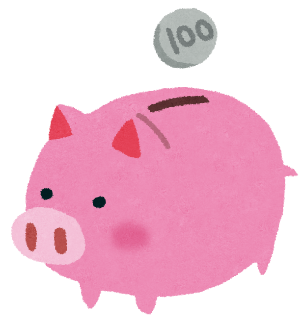 ブタの貯金箱のイラスト(こどもNISAのイメージ)