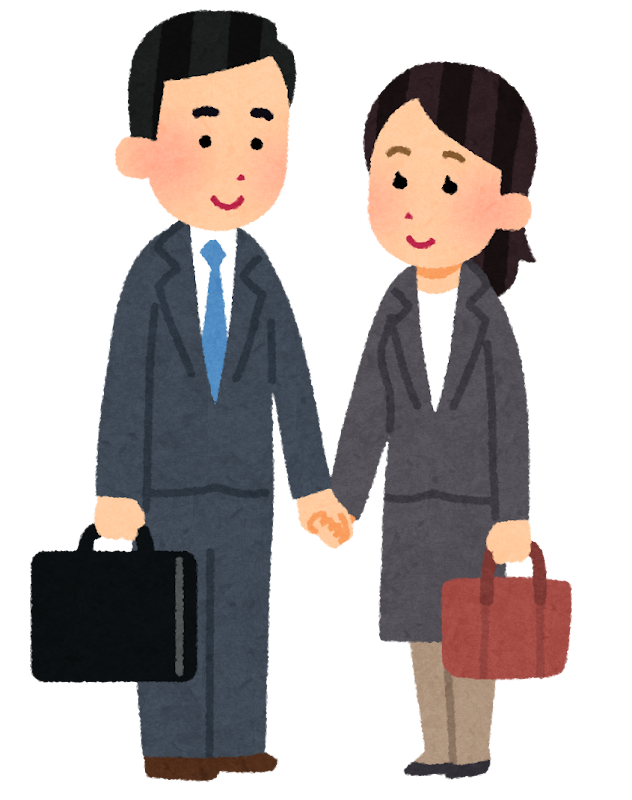 夫婦でふるさと納税の実例を確認するイラスト