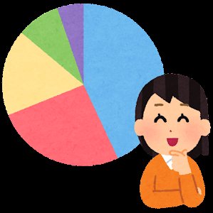 NISAのグラフを見て笑顔の女性のイラスト・専業主婦でも妻名義で開設できることを確認した場面